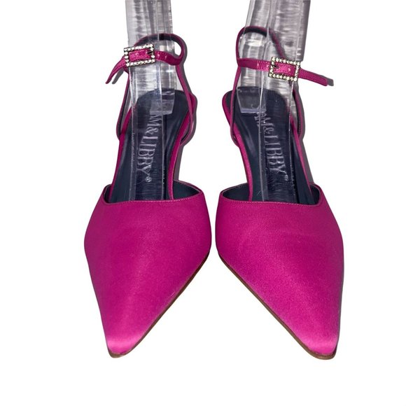 Sam & Libby Magenta Slingback Heels | Size 8M - Picture 4 of 10